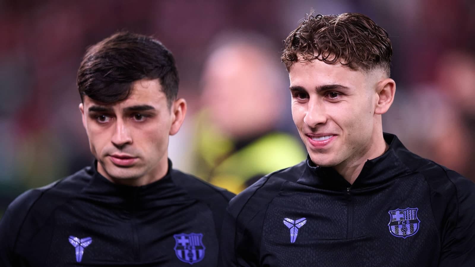 Barcelona duo pedri fermin lopez